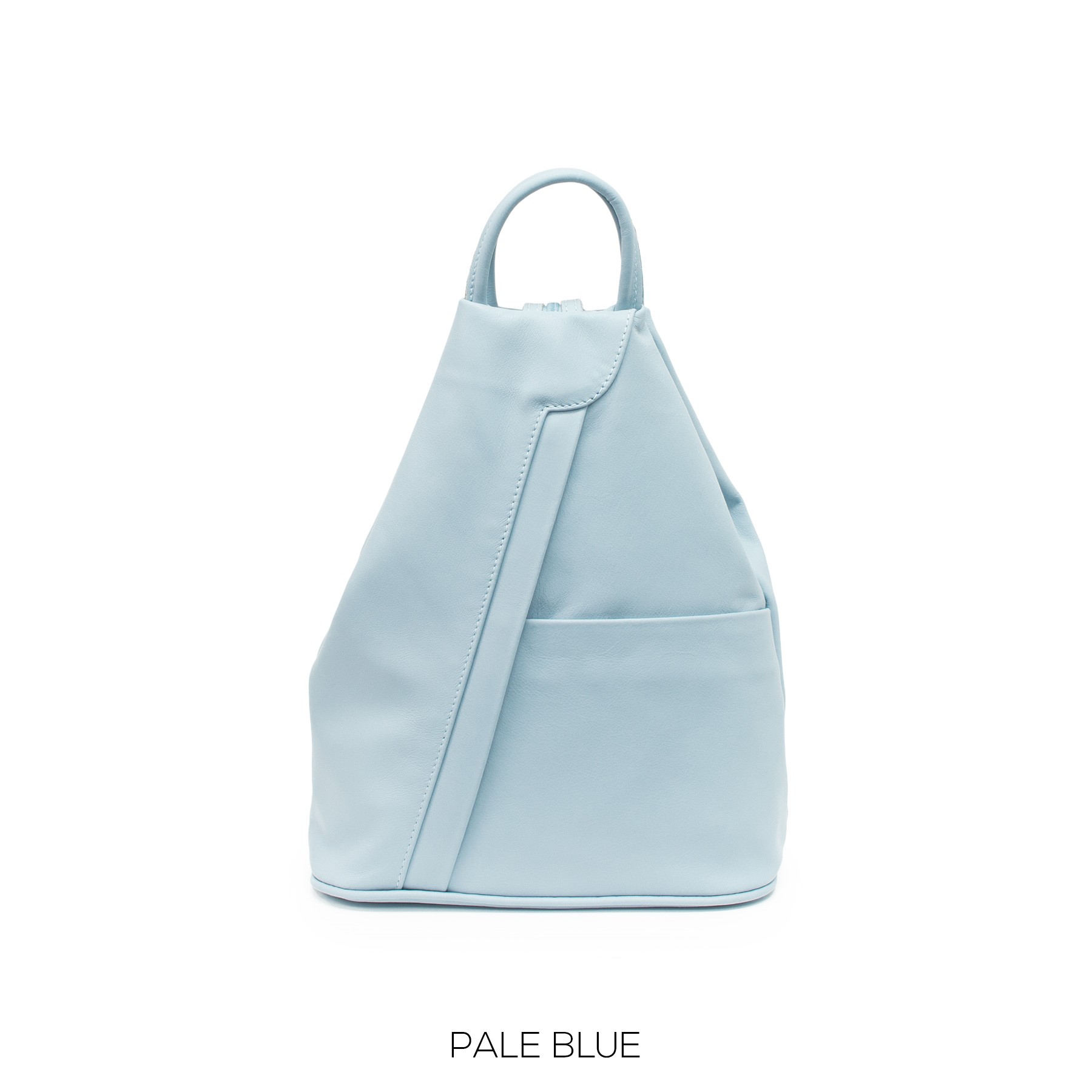 Leather Triangular Backpack Pale Blue - The Finishing Touch, Abingdon ...