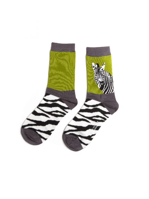 Bamboo Wild Zebra Ladies Socks