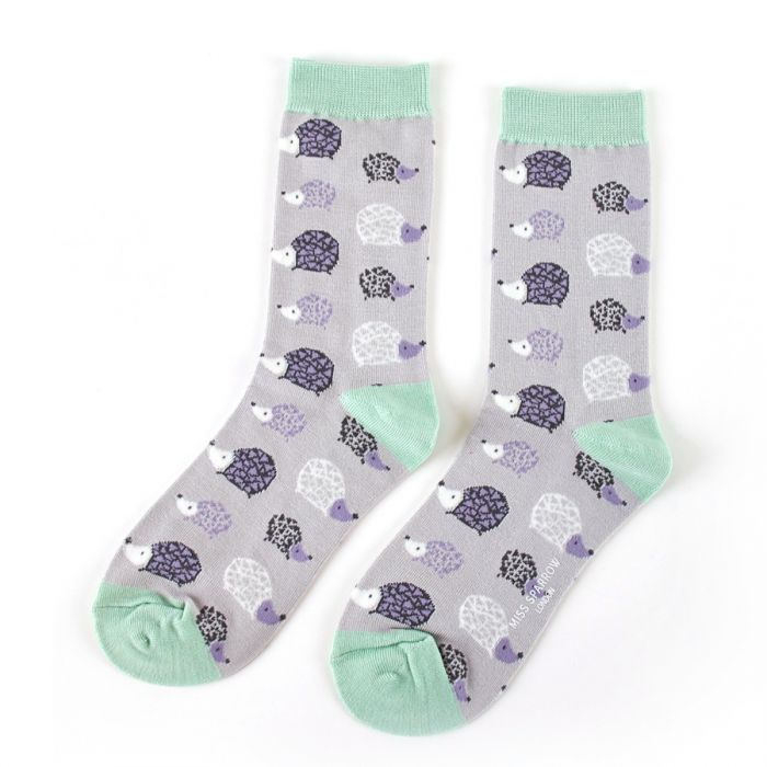 Bamboo Hedgehogs Ladies Socks