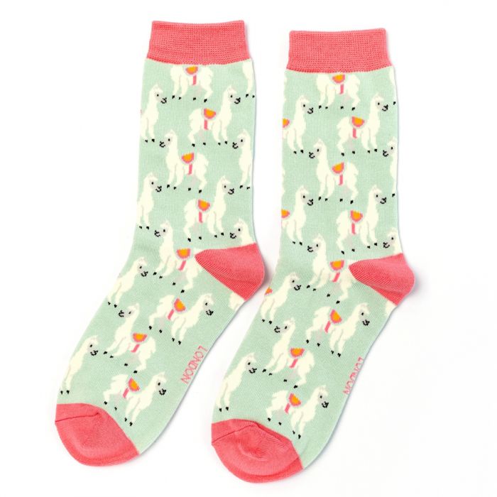 Bamboo Llamas Ladies Socks