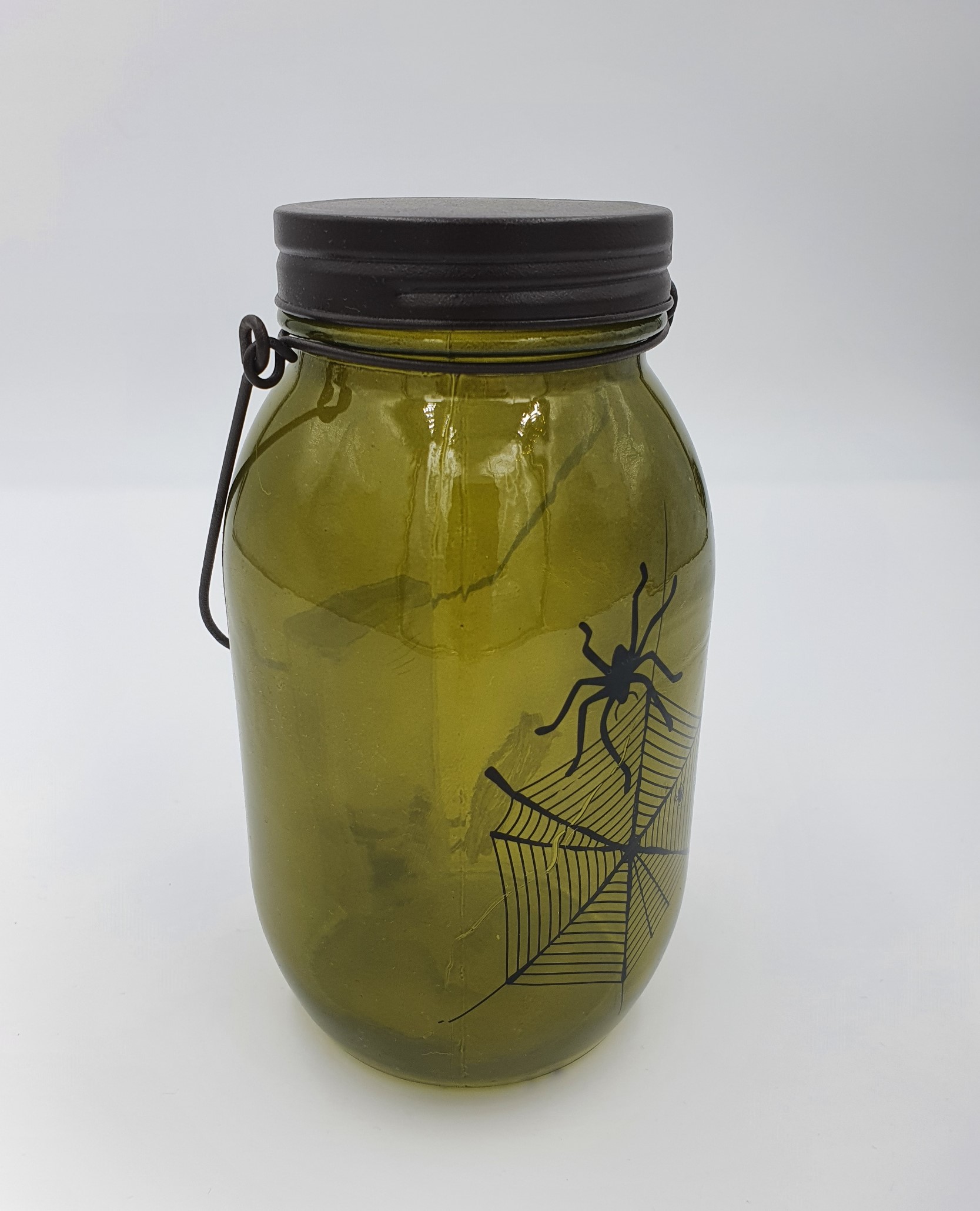 Halloween Light Up Jar Green - Image 3