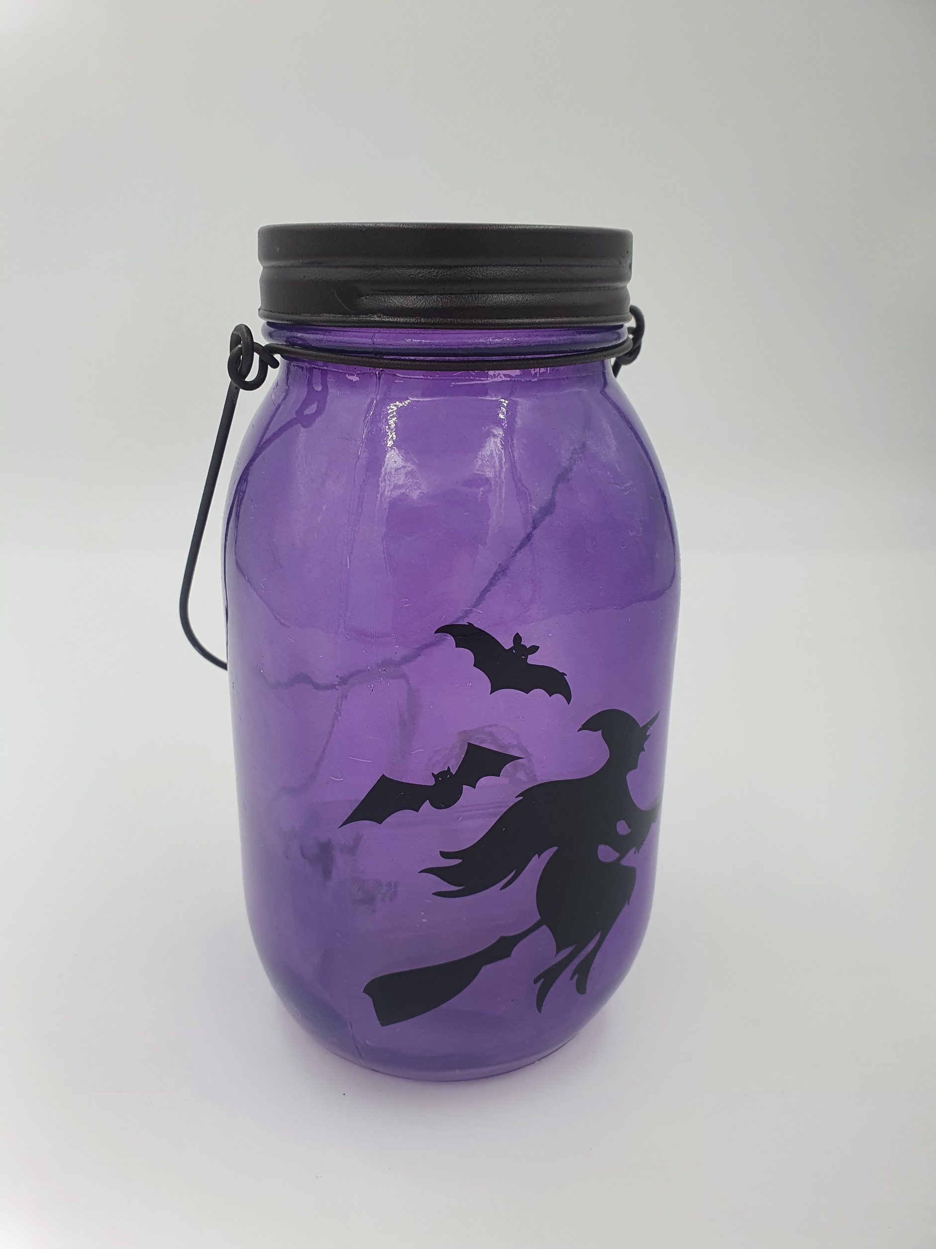 Halloween Light Up Jar Purple - Image 3