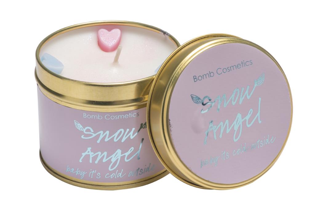 Snow Angel Tin Candle